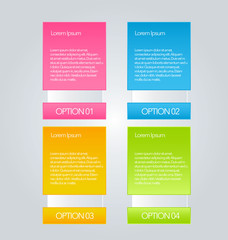 Infographics template for business, education, web design