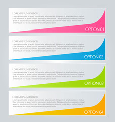 Infographics template for business, education, web design