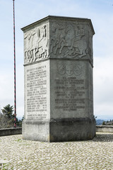 Fototapeta na wymiar Soldatendenkmal auf der 