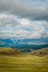 Fototapeta na wymiar Kurai steppe