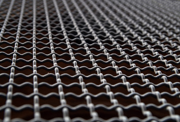 Fototapeta premium metal grid blurry