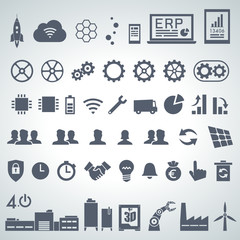 industry icon set 1