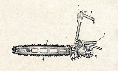 Motor chainsaw (electric)