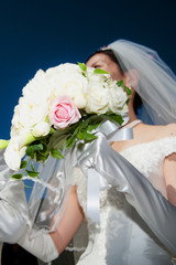 Naklejka premium ブーケ