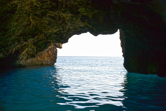 Wonderful blue grotto of ustica - Palermo, Sicily