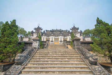 Fototapeta na wymiar Tomb of Kinh Dinh at Vietnam