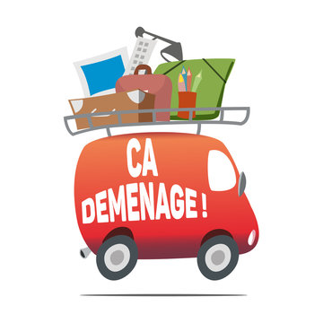 Camion de d&eacute;m&eacute;nagement