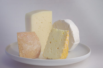 Variety of cheese.