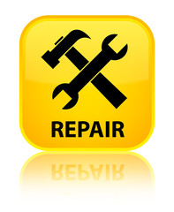 Repair (tools icon) yellow square button