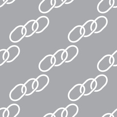 Fototapeta premium Chain seamless pattern
