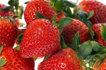 viele Erdbeeren