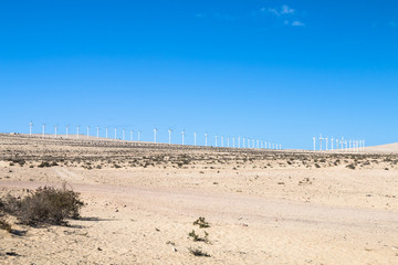 Wind Turbines in Jandia, Fuerteventura