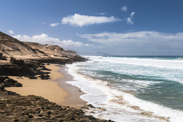 Fototapeta na wymiar Jandia North Beach, Fuerteventura