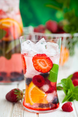 Fruit and berry punch