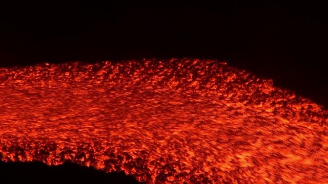 detail lava flow