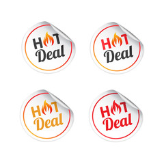 Hot Deal Stickers