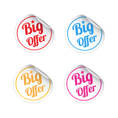 Big Offer Stickers