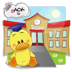 Duck and school