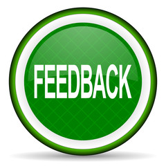 feedback green icon