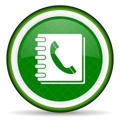 phonebook green icon