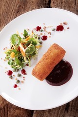 ox cheek croquette appetizer