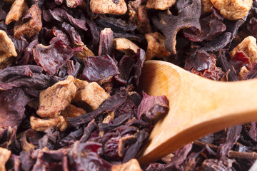 Collection Of Green, Black and Herbal Tea Leaves