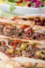 Turkish Traditional Pide Pizza Lahmacun