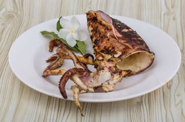 Grilled cuttlefish