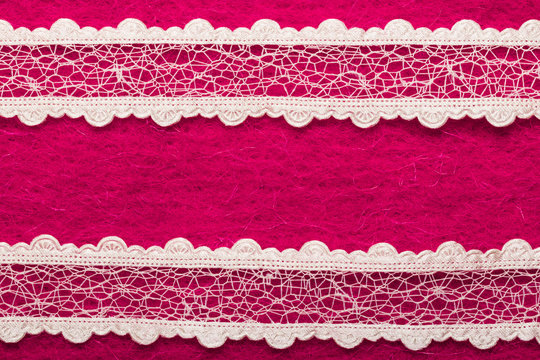 4,115 Pink Lace Ribbon Border Images, Stock Photos, 3D objects, & Vectors