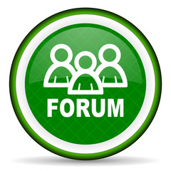 forum green icon