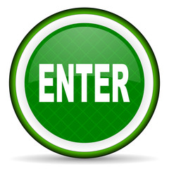 enter green icon