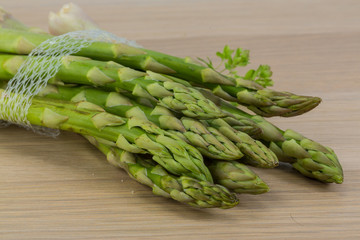 Raw asparagus
