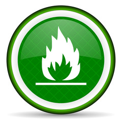 flame green icon