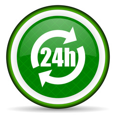24h green icon