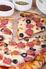 Turkish Traditional Pide Pizza Lahmacun