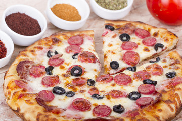 Turkish Traditional Pide Pizza Lahmacun