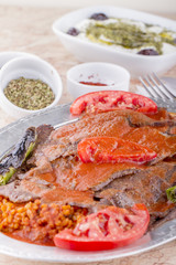 Turkish Kebab iskender doner