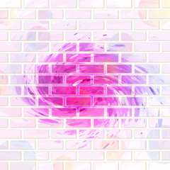 Fototapeta premium brick wall, graffiti