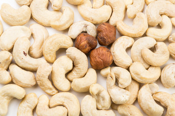 Cashew and Hazelnut