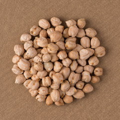 Circle of chickpeas