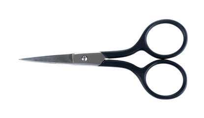 nail scissors with black handles