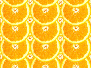 Orange sliced pattern