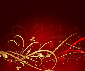 Wavy Swirl Bokeh Background