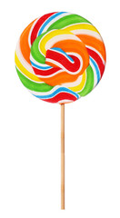 Lollipop isolated on white background