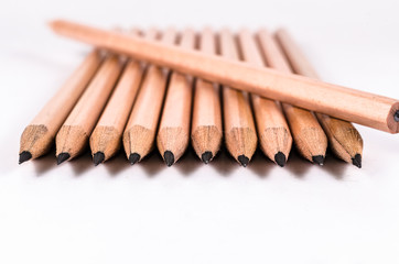 concept abstract of pencils background with space