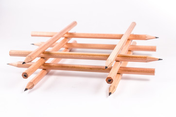 concept abstract of pencils background with space