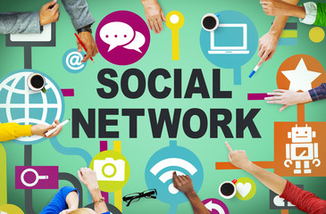 Social Network Internet Online Society Connecting Concept