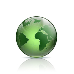 Green logo Earth.
