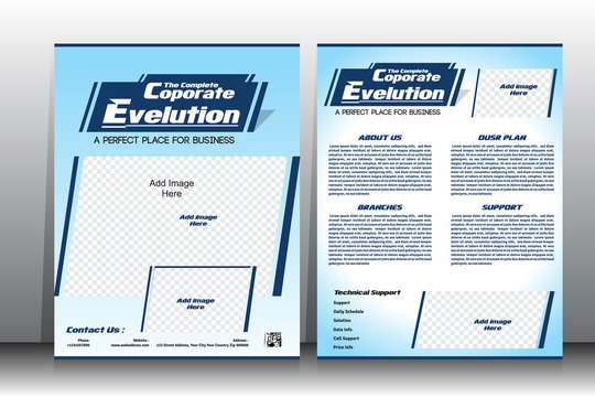 Coporate Business Flyer &  Brochure Template