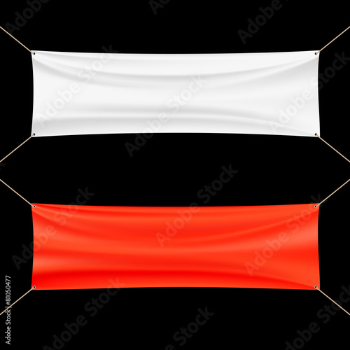 "Red and white banner." Stock image and royalty-free vector files on